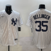 Men's New York Yankees Cody Bellinger #35 White Home Jersey