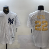 Men's New York Yankees Juan Soto #22 White Jersey
