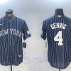 Men's New York Yankees Lou Gehrig #4 Navy Jersey