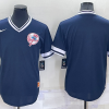 Men's New York Yankees Navy Cooperstown Collection Blank Jersey
