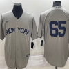 Men's New York Yankees Nestor Cortes Jr. #65 Gray Name Jersey