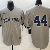 Men's New York Yankees Reggie Jackson #44 Gray Name Jersey