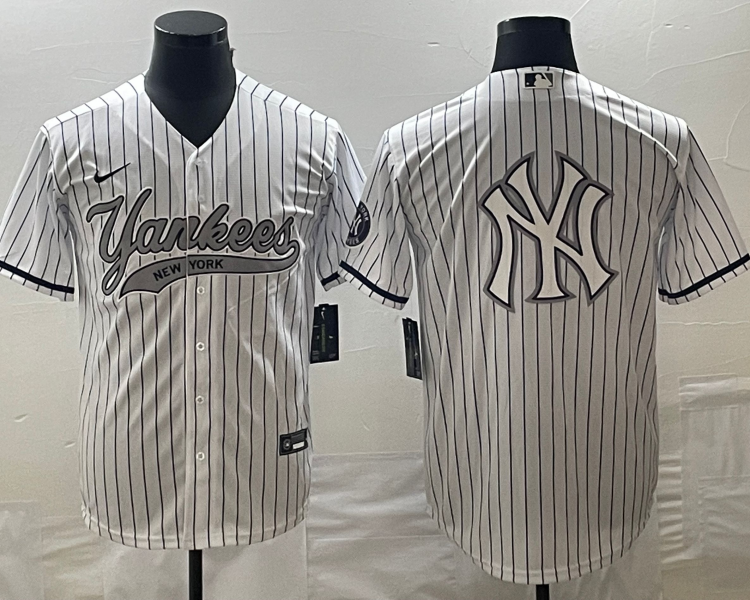 Men's New York Yankees White Jersey Joint Edition
