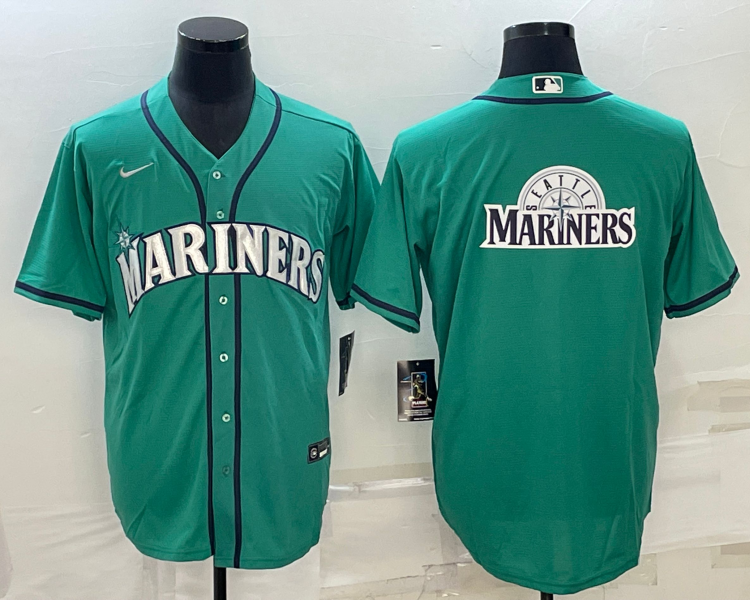 Men's Seattle Mariners Aqua Alternate Team Jersey