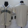 Men's Seattle Mariners Beige Blank Jersey