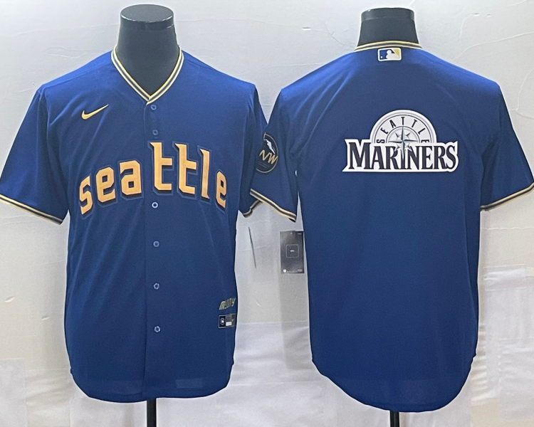 Men's Seattle Mariners Royal 2023 City Connect Jersey
