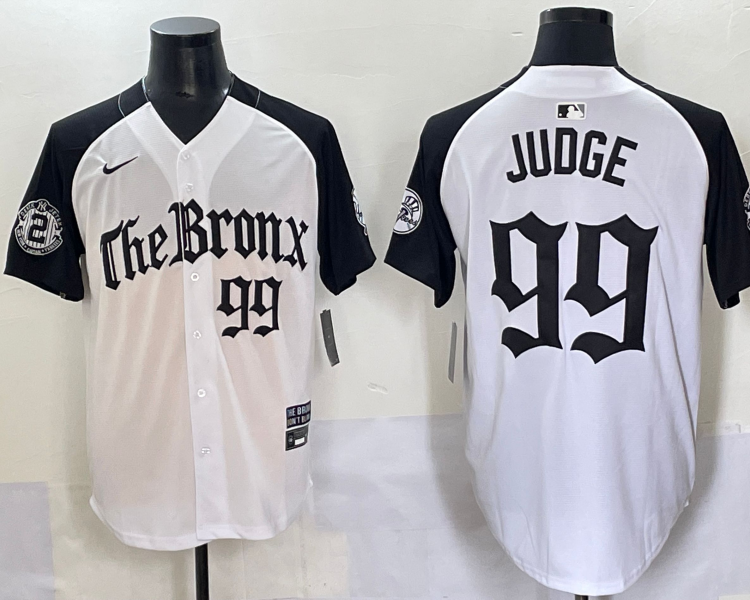 Men's New York Yankees Aaron Judge #99 White Alternate Jersey