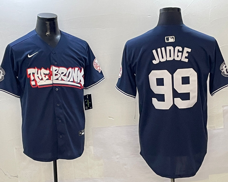 Men's New York Yankees Aaron Judge Navy Limited Jersey