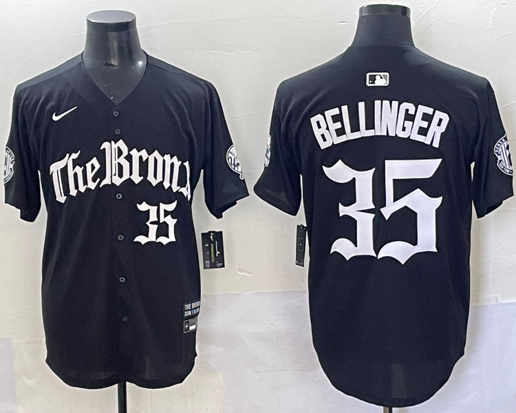 Men's New York Yankees Cody Bellinger #35 Black Alternate Limited Jersey