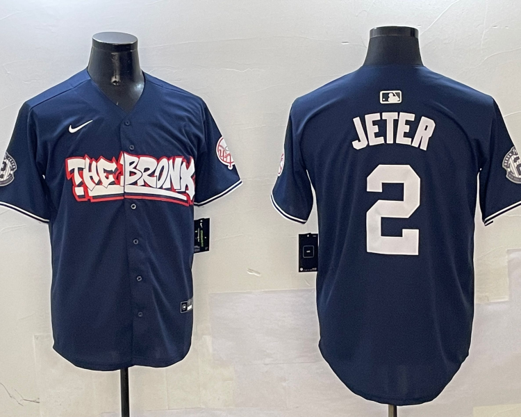 Men's New York Yankees Derek Jeter Navy Limited Jersey