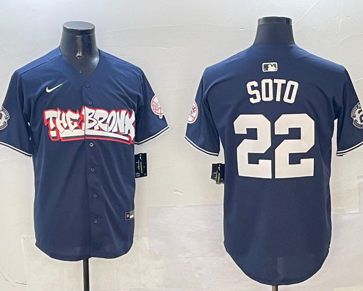 Men's New York Yankees Juan Soto Navy Limited Jersey