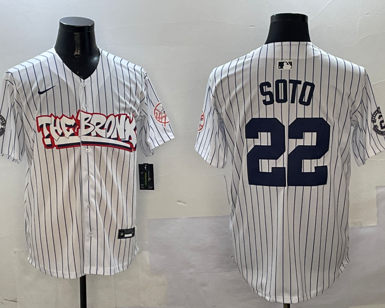 Men's New York Yankees Juan Soto White Limited Jersey