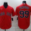 Men's Boston Red Sox Alex Verdugo #99 Red Baseball Jersey