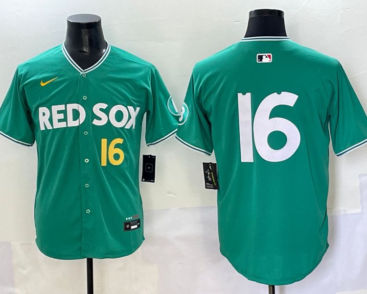 Men's Boston Red Sox Jarren Duran #16 Green 2025 City Connect Limited Jersey