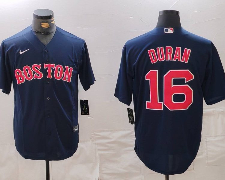 Men's Boston Red Sox Jarren Duran #16 Navy Jersey