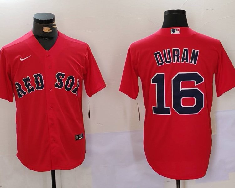 Men's Boston Red Sox Jarren Duran #16 Red Jersey