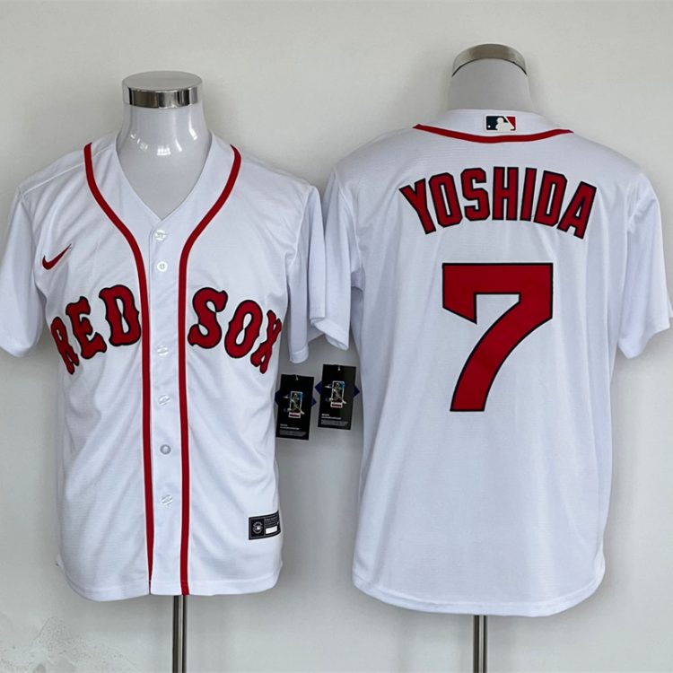 Men's Boston Red Sox Masataka Yoshida #7 White Jersey