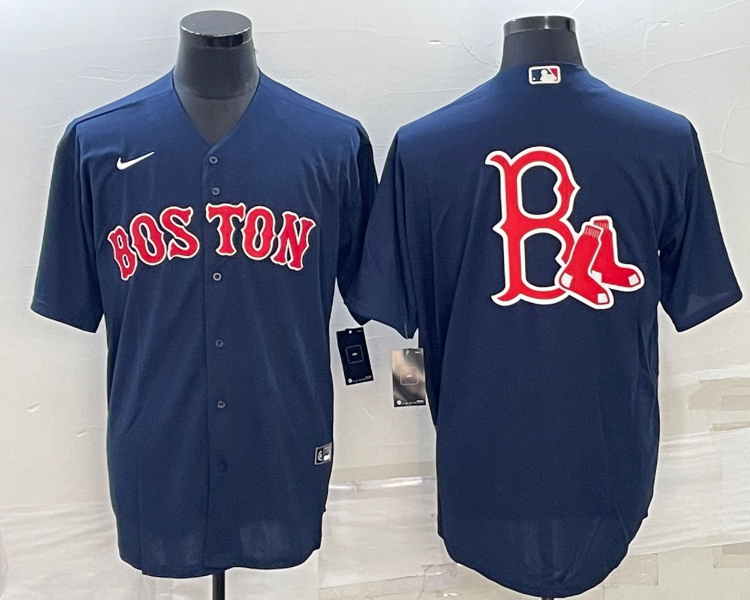 Men's Boston Red Sox Navy Alternate Jersey