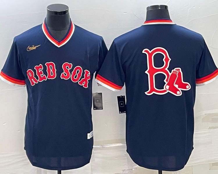 Men's Boston Red Sox Navy Name Jersey