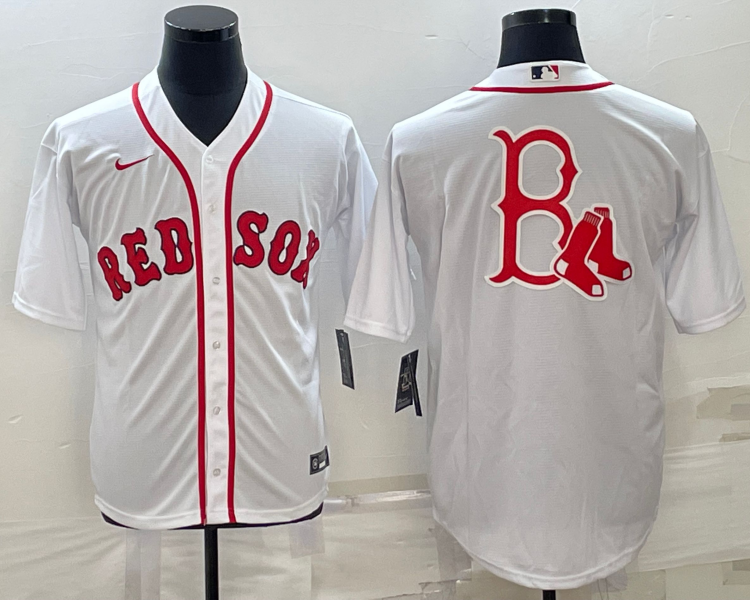 Men's Boston Red Sox White Alternate Jersey