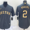 Men's Boston Red Sox Xander Bogaerts #2 Gray Jersey