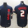 Men's Boston Red Sox Xander Bogaerts #2 Navy All Star Jersey
