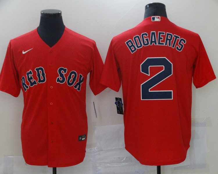 Men's Boston Red Sox Xander Bogaerts #2 Red Baseball Jersey