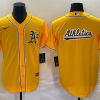 Men's Oakland Athletics Gold Alternate Jersey
