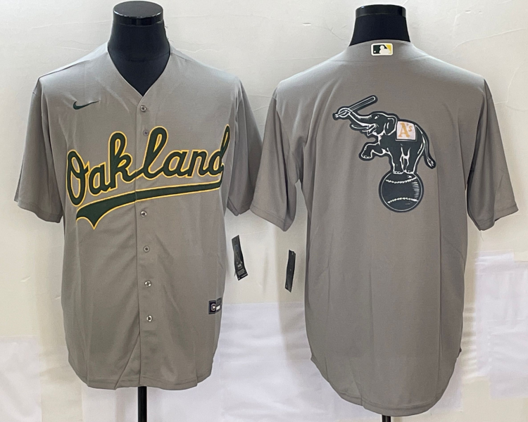 Men's Oakland Athletics Gray Jersey