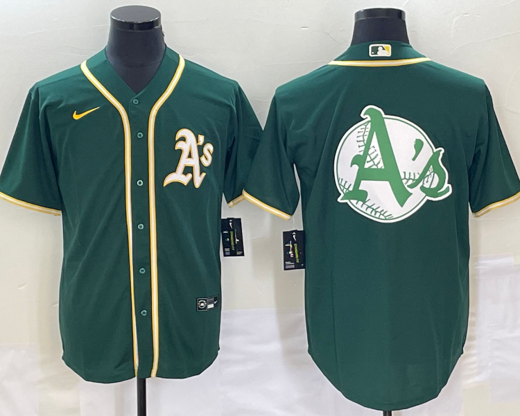Men's Oakland Athletics Kelly Green Team Jersey