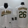 Men's Oakland Athletics Matt Chapman #26 White Jersey