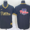 Men's Philadelphia Phillies Black Team Jersey