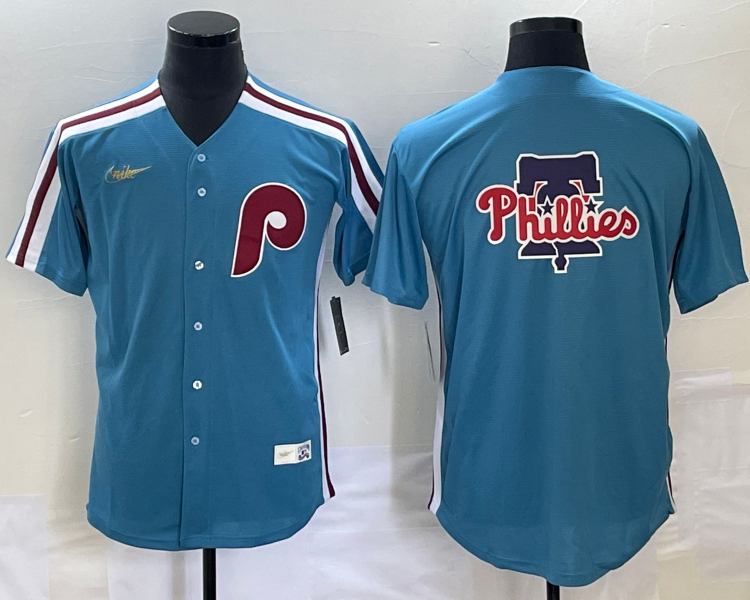 Men's Philadelphia Phillies Blue Team Jersey