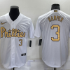 Men's Philadelphia Phillies Bryce Harper #3 White Jersey