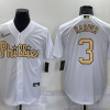 Men's Philadelphia Phillies Bryce Harper #3 White Jersey