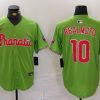 Men's Philadelphia Phillies J.T. Realmuto #10 Green Limited Jersey