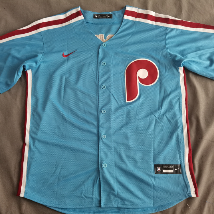 Men's Philadelphia Phillies Jean Segura #2 Blue Baseball Jersey