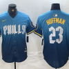 Men's Philadelphia Phillies Jeff Hoffman #23 Blue 2024 City Connect Limited Jersey