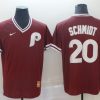 Men's Philadelphia Phillies Mike Schmidt #20 Red Jersey