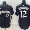 Men's Philadelphia Phillies Kyle Schwarber #12 Black Jersey