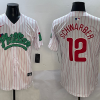 Men's Philadelphia Phillies Kyle Schwarber #12 White Jersey