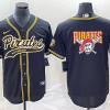 Men's Pittsburgh Pirates Black Team Jersey Joint Edition