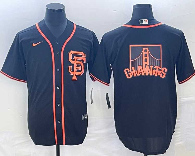 Men's San Francisco Giants Black Alternate Jersey