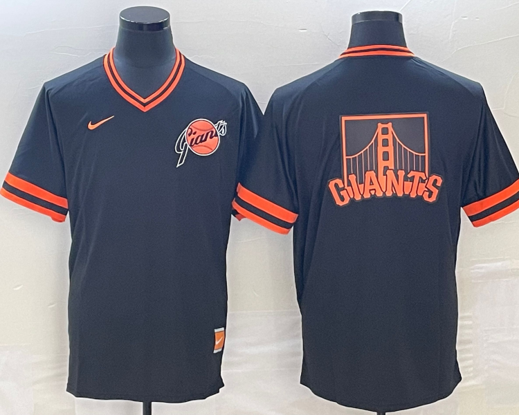 Men's San Francisco Giants Black Jersey