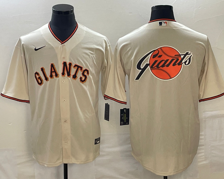Men's San Francisco Giants Cream Home Team Jersey