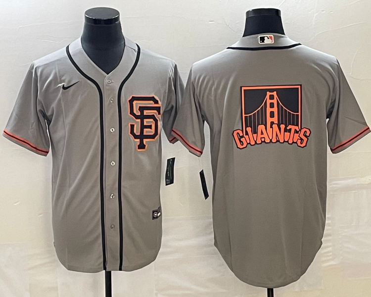 Men's San Francisco Giants Gray Road Jersey