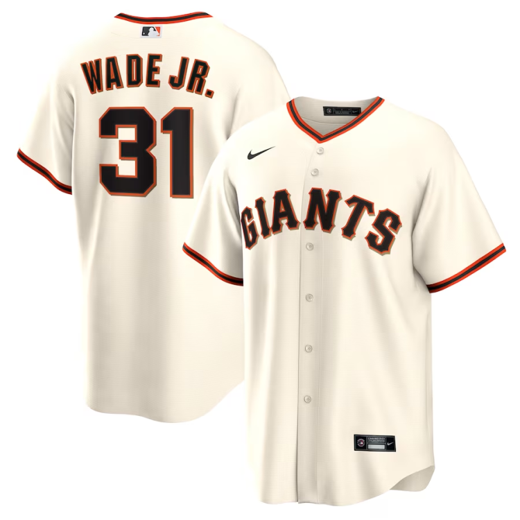 Men's San Francisco Giants LaMonte Wade Jr. #31 Cream Home Jersey