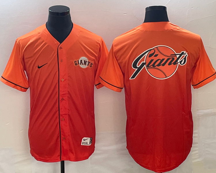 Men's San Francisco Giants Orange Alternate Team Jersey