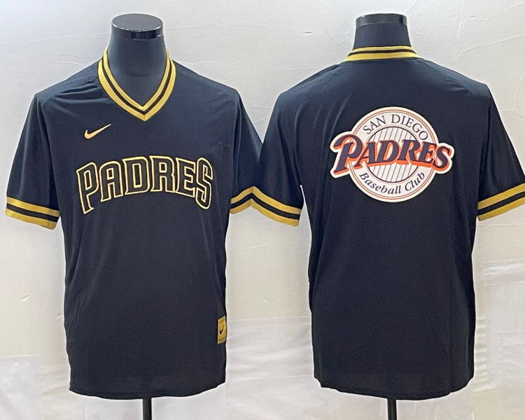 Men's San Diego Padres Black Cooperstown Collection Jersey