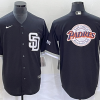 Men's San Diego Padres Black Jersey